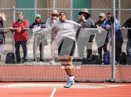 Thumbnail 1 in CIF NCS Track & Field Meet of Champions (Girls Discus Finals) photogallery.