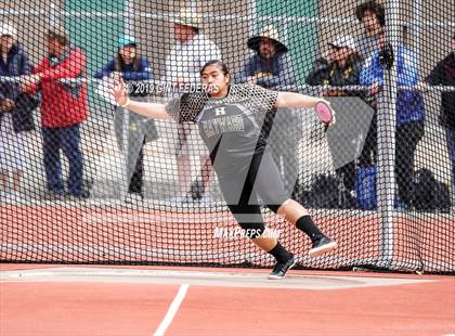 Thumbnail 3 in CIF NCS Track & Field Meet of Champions (Girls Discus Finals) photogallery.