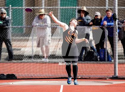 Thumbnail 3 in CIF NCS Track & Field Meet of Champions (Girls Discus Finals) photogallery.