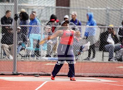 Thumbnail 3 in CIF NCS Track & Field Meet of Champions (Girls Discus Finals) photogallery.