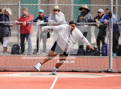 Thumbnail 2 in CIF NCS Track & Field Meet of Champions (Girls Discus Finals) photogallery.