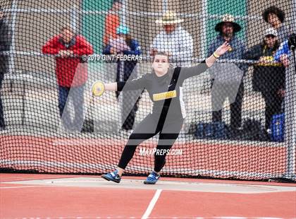 Thumbnail 3 in CIF NCS Track & Field Meet of Champions (Girls Discus Finals) photogallery.