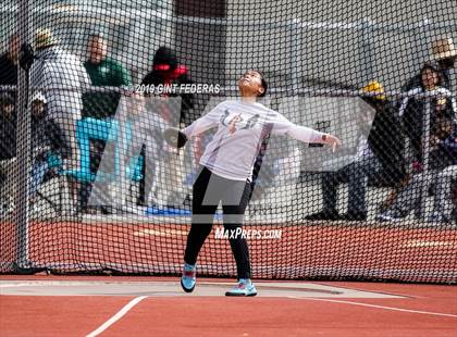 Thumbnail 2 in CIF NCS Track & Field Meet of Champions (Girls Discus Finals) photogallery.