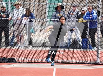 Thumbnail 2 in CIF NCS Track & Field Meet of Champions (Girls Discus Finals) photogallery.