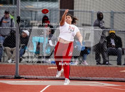 Thumbnail 1 in CIF NCS Track & Field Meet of Champions (Girls Discus Finals) photogallery.