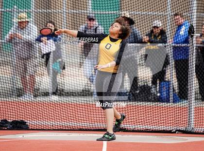 Thumbnail 2 in CIF NCS Track & Field Meet of Champions (Girls Discus Finals) photogallery.