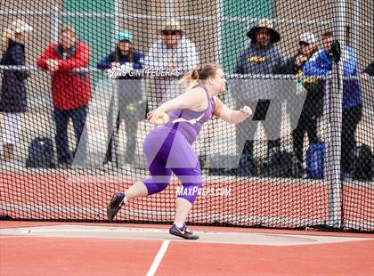 Thumbnail 3 in CIF NCS Track & Field Meet of Champions (Girls Discus Finals) photogallery.