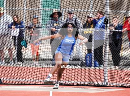 Thumbnail 2 in CIF NCS Track & Field Meet of Champions (Girls Discus Finals) photogallery.