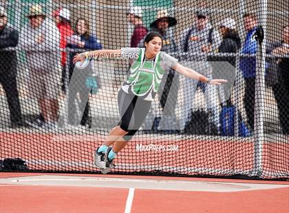 Thumbnail 1 in CIF NCS Track & Field Meet of Champions (Girls Discus Finals) photogallery.
