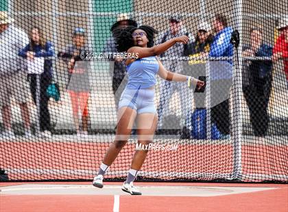 Thumbnail 3 in CIF NCS Track & Field Meet of Champions (Girls Discus Finals) photogallery.