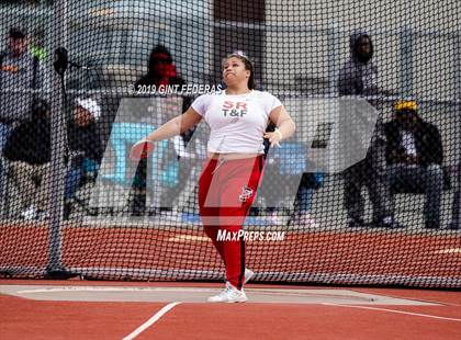 Thumbnail 3 in CIF NCS Track & Field Meet of Champions (Girls Discus Finals) photogallery.