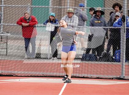 Thumbnail 1 in CIF NCS Track & Field Meet of Champions (Girls Discus Finals) photogallery.