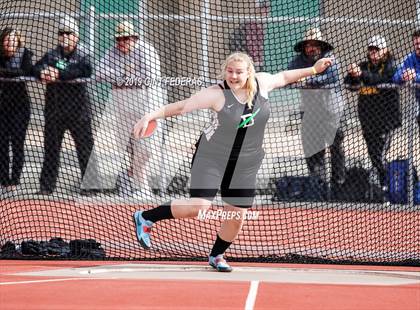 Thumbnail 3 in CIF NCS Track & Field Meet of Champions (Girls Discus Finals) photogallery.