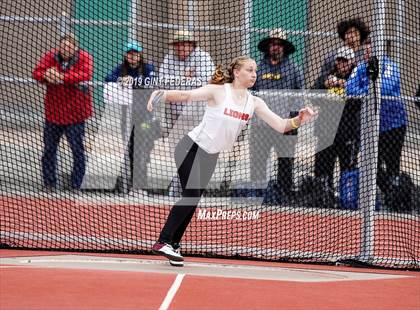 Thumbnail 3 in CIF NCS Track & Field Meet of Champions (Girls Discus Finals) photogallery.
