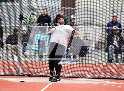 Thumbnail 3 in CIF NCS Track & Field Meet of Champions (Girls Discus Finals) photogallery.