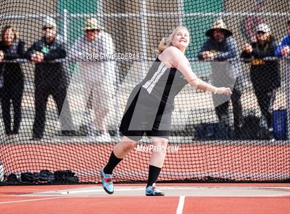 Thumbnail 1 in CIF NCS Track & Field Meet of Champions (Girls Discus Finals) photogallery.