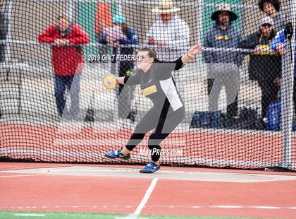 Thumbnail 2 in CIF NCS Track & Field Meet of Champions (Girls Discus Finals) photogallery.