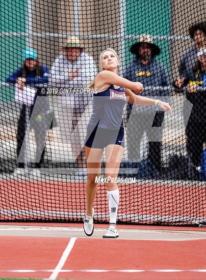 Thumbnail 3 in CIF NCS Track & Field Meet of Champions (Girls Discus Finals) photogallery.