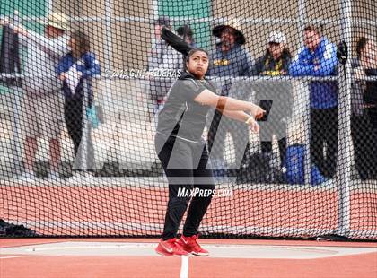 Thumbnail 3 in CIF NCS Track & Field Meet of Champions (Girls Discus Finals) photogallery.