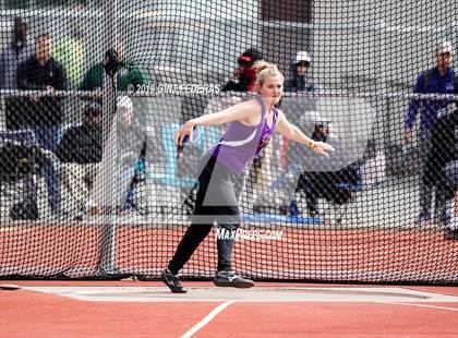 Thumbnail 2 in CIF NCS Track & Field Meet of Champions (Girls Discus Finals) photogallery.