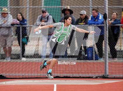 Thumbnail 2 in CIF NCS Track & Field Meet of Champions (Girls Discus Finals) photogallery.
