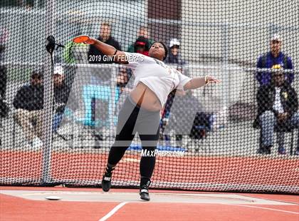 Thumbnail 1 in CIF NCS Track & Field Meet of Champions (Girls Discus Finals) photogallery.