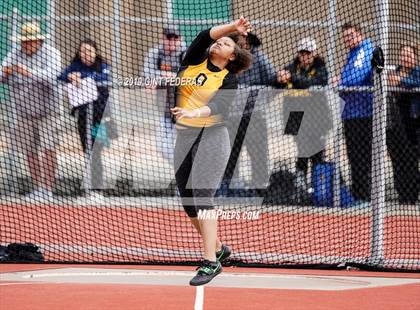 Thumbnail 3 in CIF NCS Track & Field Meet of Champions (Girls Discus Finals) photogallery.