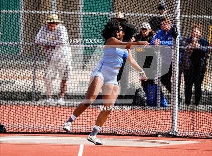 Thumbnail 3 in CIF NCS Track & Field Meet of Champions (Girls Discus Finals) photogallery.