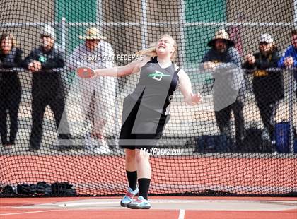 Thumbnail 2 in CIF NCS Track & Field Meet of Champions (Girls Discus Finals) photogallery.