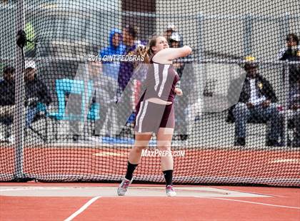 Thumbnail 3 in CIF NCS Track & Field Meet of Champions (Girls Discus Finals) photogallery.