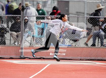 Thumbnail 3 in CIF NCS Track & Field Meet of Champions (Girls Discus Finals) photogallery.