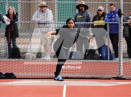 Thumbnail 2 in CIF NCS Track & Field Meet of Champions (Girls Discus Finals) photogallery.
