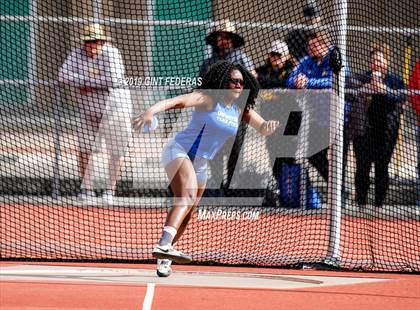 Thumbnail 3 in CIF NCS Track & Field Meet of Champions (Girls Discus Finals) photogallery.