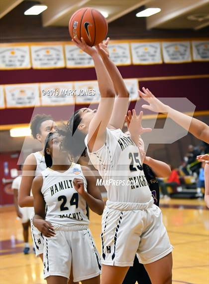 Thumbnail 2 in Hamilton Heights Christian Academy vs. Lincoln Prep (Hamilton, Ontario) - (Nike Tournament of Champions) photogallery.