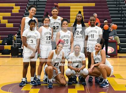 Thumbnail 3 in Hamilton Heights Christian Academy vs. Lincoln Prep (Hamilton, Ontario) - (Nike Tournament of Champions) photogallery.