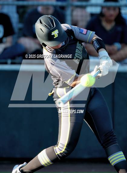 Thumbnail 3 in Forney vs Guyer (UIL 6A Softball State Semi-Final Division II) Game 1 photogallery.