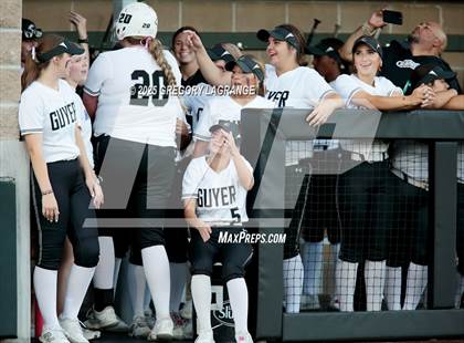 Thumbnail 1 in Forney vs Guyer (UIL 6A Softball State Semi-Final Division II) Game 1 photogallery.