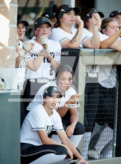 Thumbnail 2 in Forney vs Guyer (UIL 6A Softball State Semi-Final Division II) Game 1 photogallery.