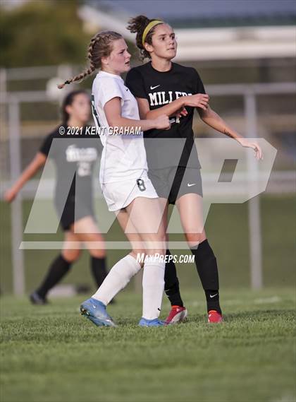 Thumbnail 1 in Noblesville vs Pendleton Heights  (IHSAA Hamilton Southeastern Sectional Semifinal) photogallery.