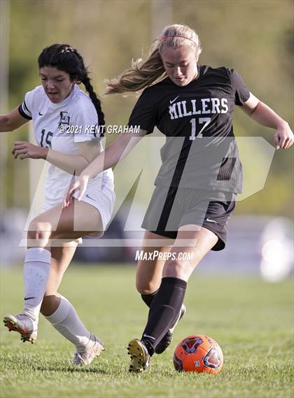 Thumbnail 3 in Noblesville vs Pendleton Heights  (IHSAA Hamilton Southeastern Sectional Semifinal) photogallery.