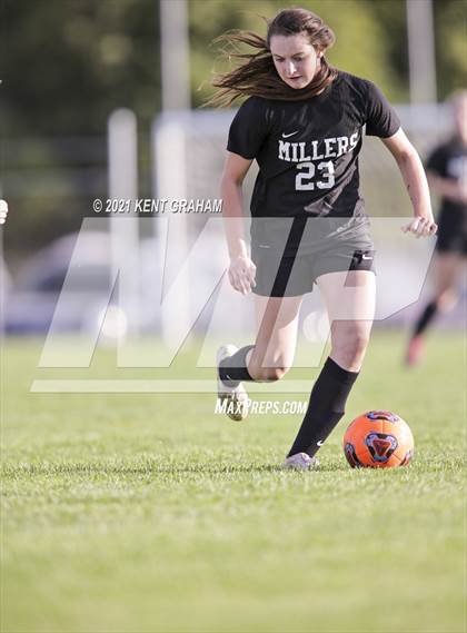 Thumbnail 2 in Noblesville vs Pendleton Heights  (IHSAA Hamilton Southeastern Sectional Semifinal) photogallery.