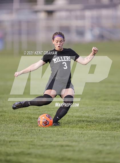 Thumbnail 1 in Noblesville vs Pendleton Heights  (IHSAA Hamilton Southeastern Sectional Semifinal) photogallery.