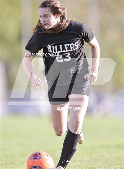 Thumbnail 2 in Noblesville vs Pendleton Heights  (IHSAA Hamilton Southeastern Sectional Semifinal) photogallery.