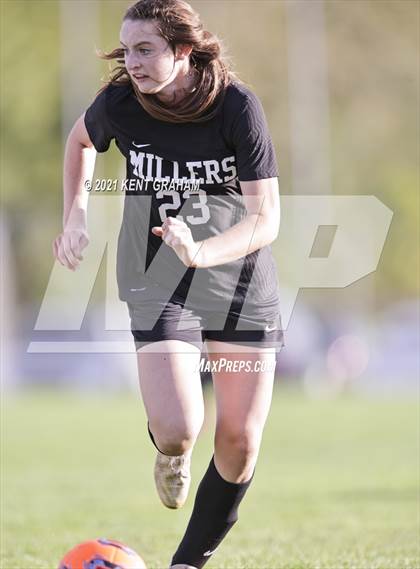 Thumbnail 3 in Noblesville vs Pendleton Heights  (IHSAA Hamilton Southeastern Sectional Semifinal) photogallery.