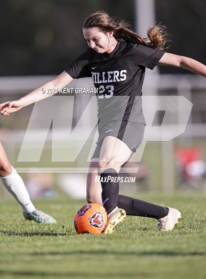 Thumbnail 2 in Noblesville vs Pendleton Heights  (IHSAA Hamilton Southeastern Sectional Semifinal) photogallery.