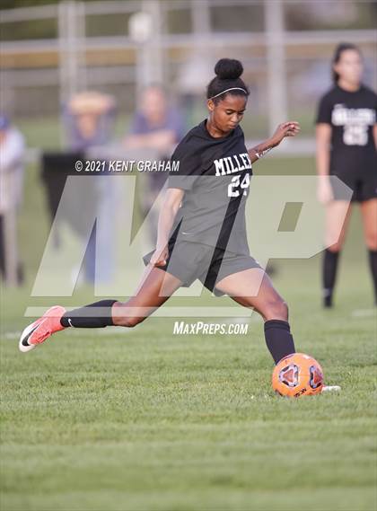 Thumbnail 3 in Noblesville vs Pendleton Heights  (IHSAA Hamilton Southeastern Sectional Semifinal) photogallery.
