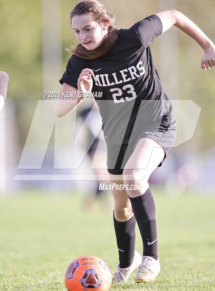 Thumbnail 1 in Noblesville vs Pendleton Heights  (IHSAA Hamilton Southeastern Sectional Semifinal) photogallery.