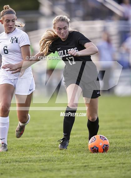 Thumbnail 3 in Noblesville vs Pendleton Heights  (IHSAA Hamilton Southeastern Sectional Semifinal) photogallery.