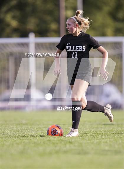 Thumbnail 2 in Noblesville vs Pendleton Heights  (IHSAA Hamilton Southeastern Sectional Semifinal) photogallery.
