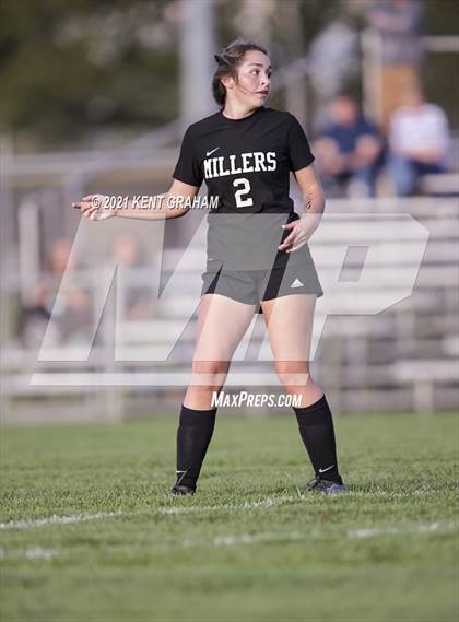 Thumbnail 2 in Noblesville vs Pendleton Heights  (IHSAA Hamilton Southeastern Sectional Semifinal) photogallery.